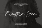 Monstera Jam - Signature Font, Handwritten Font, Cursive Font, Canva Fonts, Font For Cricut, Procreate Fonts, Wedding Font, Digital Fonts