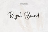 Royal Brand Handwritten Font