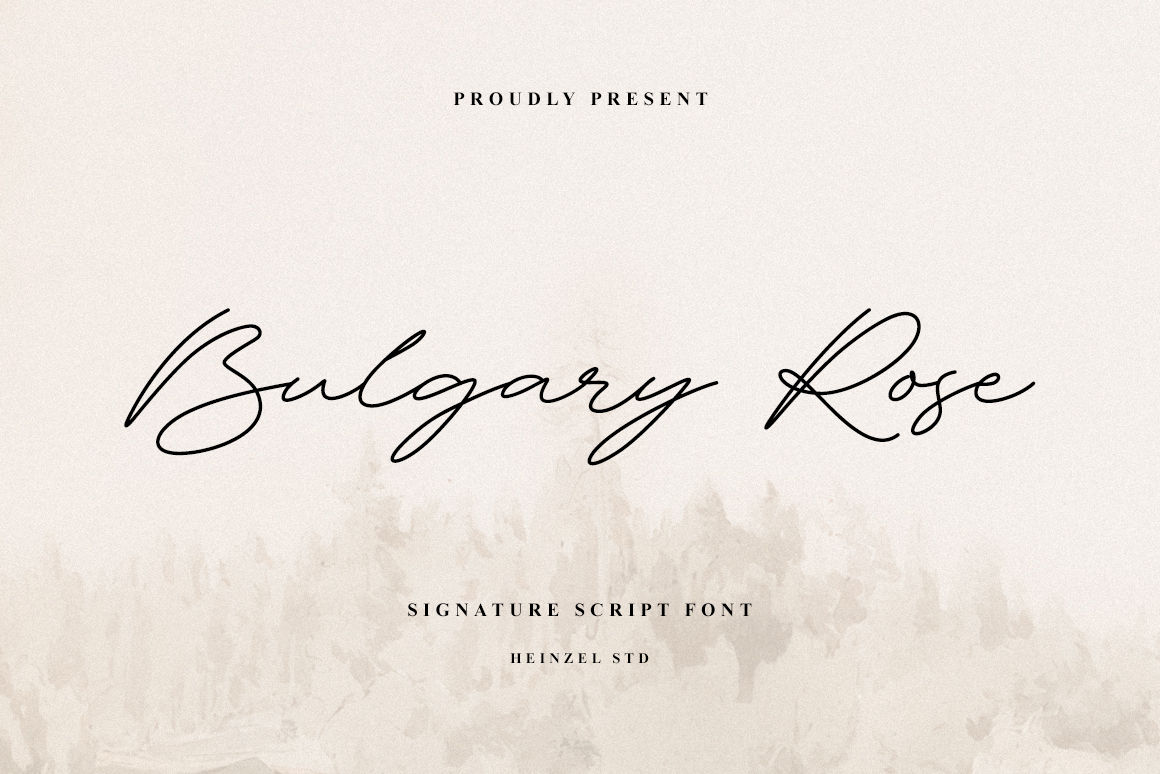 Bulgary Rose Handwritten Script Font