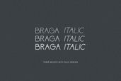 Braga Modern Sans Serif Font