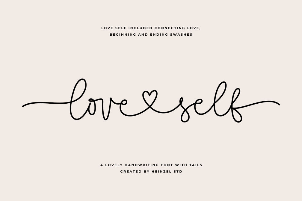 Love Self A Lovely Script Font