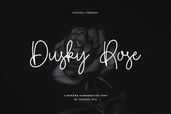 Dusky Rose - Handwriting Font, Script Font, Wedding Font, Cricut Fonts, Cursive Font, Procreate Fonts, Digital Fonts, Canva Font, Logo Font
