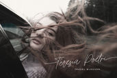 Merysville Modern Signature Font With Tails