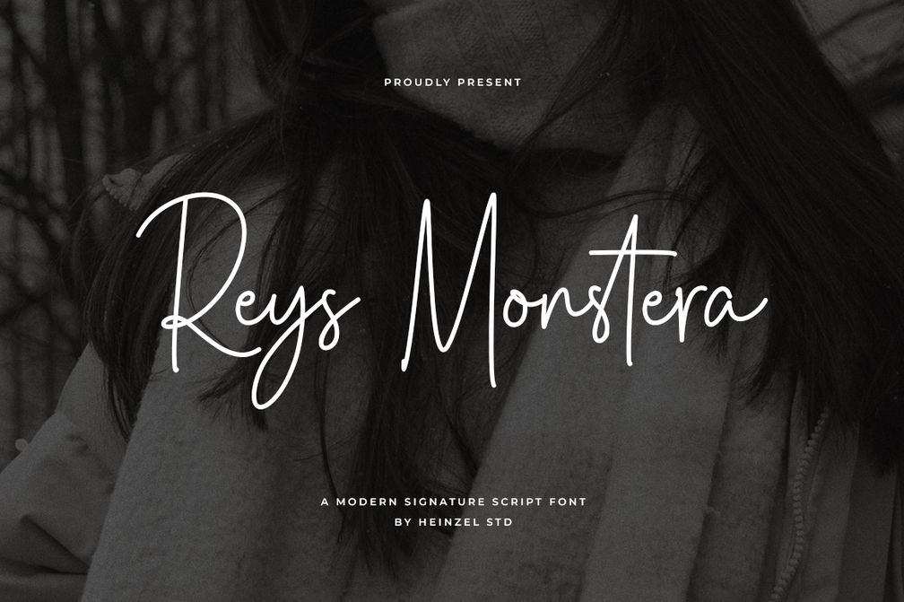 Reys Monstera Signature Font