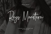 Reys Monstera Signature Font