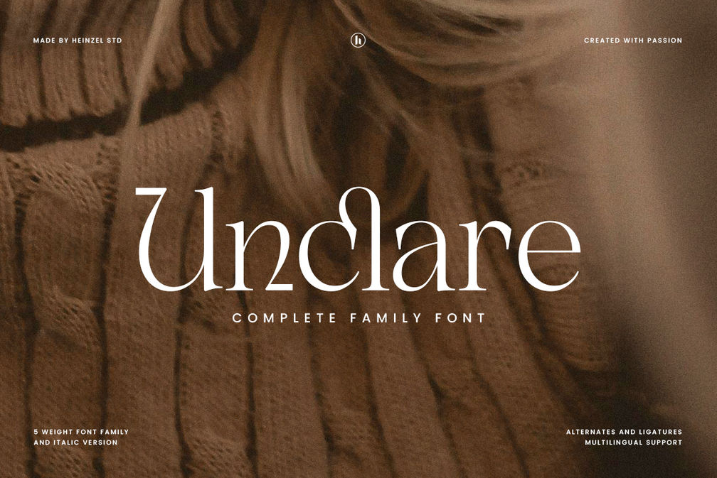 Unclare Modern Ligature Font