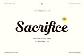 Sacrifice Modern Retro Font