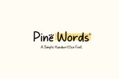 Pine Words Handwritten Font