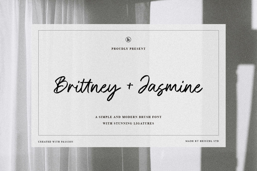 Brittney and Jasmine Brush Script Font