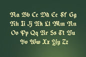 Magnefico is a bold blackletter font