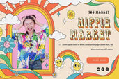 A bold and groovy The Psychedelic Peace font