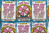 A bold and groovy The Psychedelic Peace font