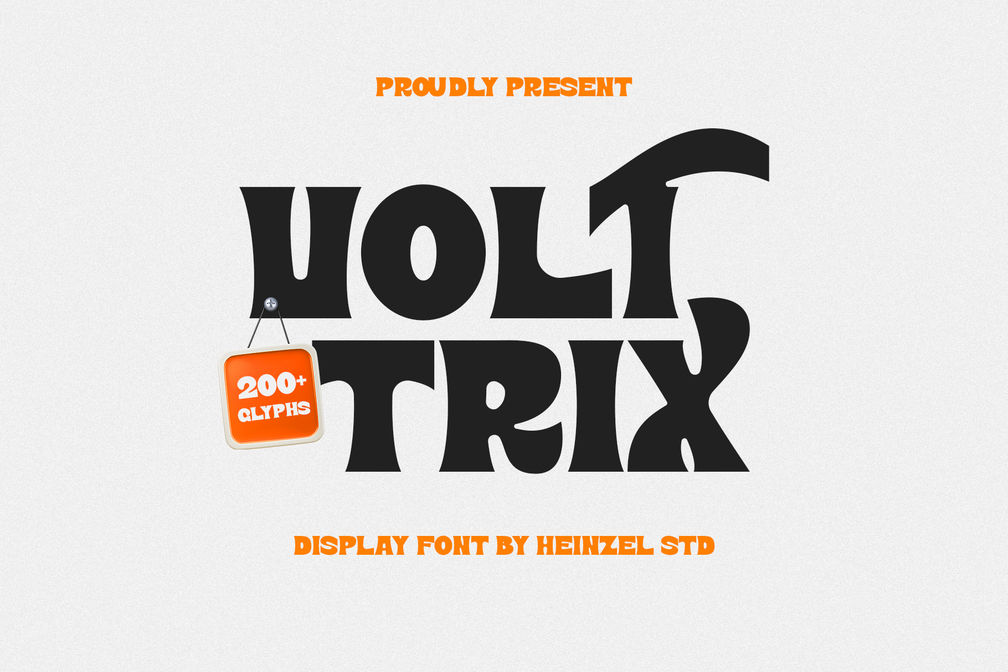 Volt Trix Display Font