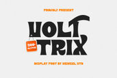 Volt Trix Display Font