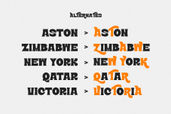 Volt Trix Display Font