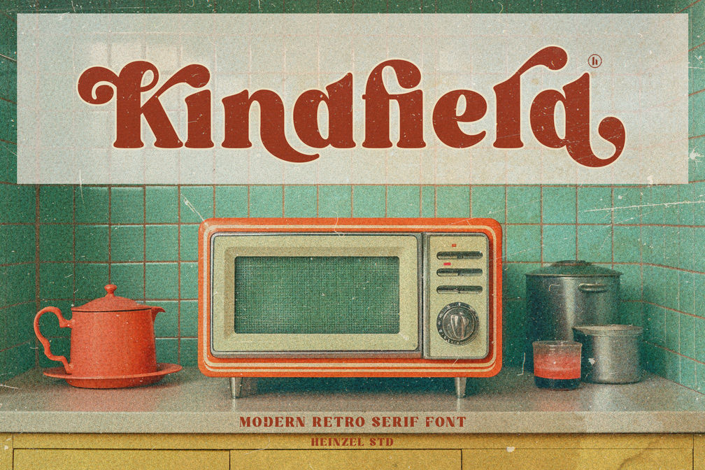 Kindfield Retro Serif Font