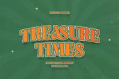 Treasure Times Bold Retro Serif Font