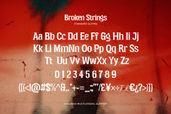 Broken Strings Retro Font