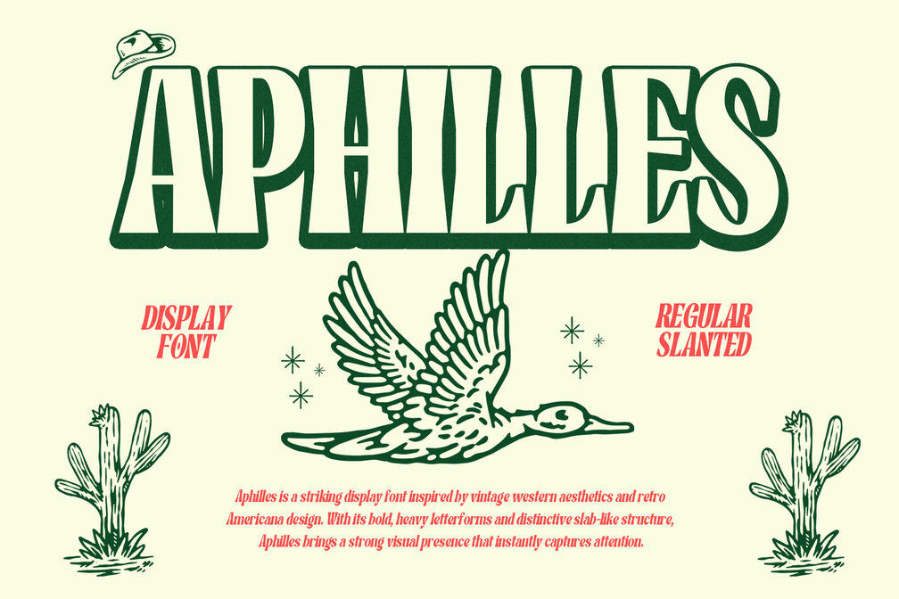 Aphilles Display Font