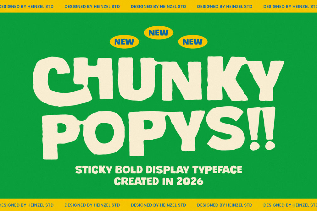 Chunky Popys Sticky Display Font