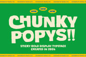 Chunky Popys Sticky Display Font