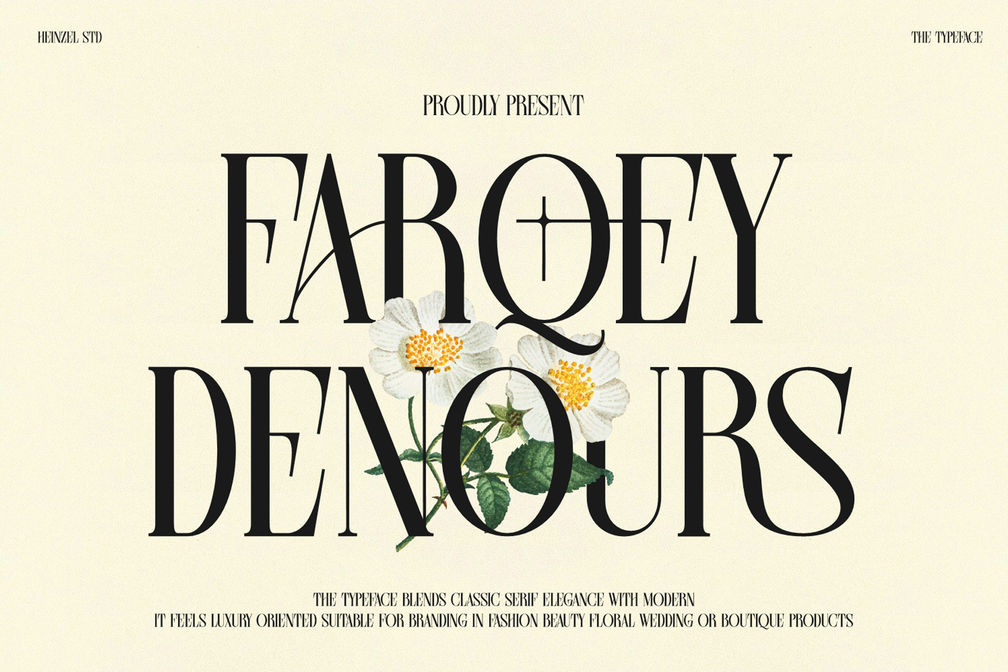 Farqey Denours Serif Font