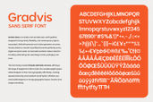 Gradvis Sans Serif Font