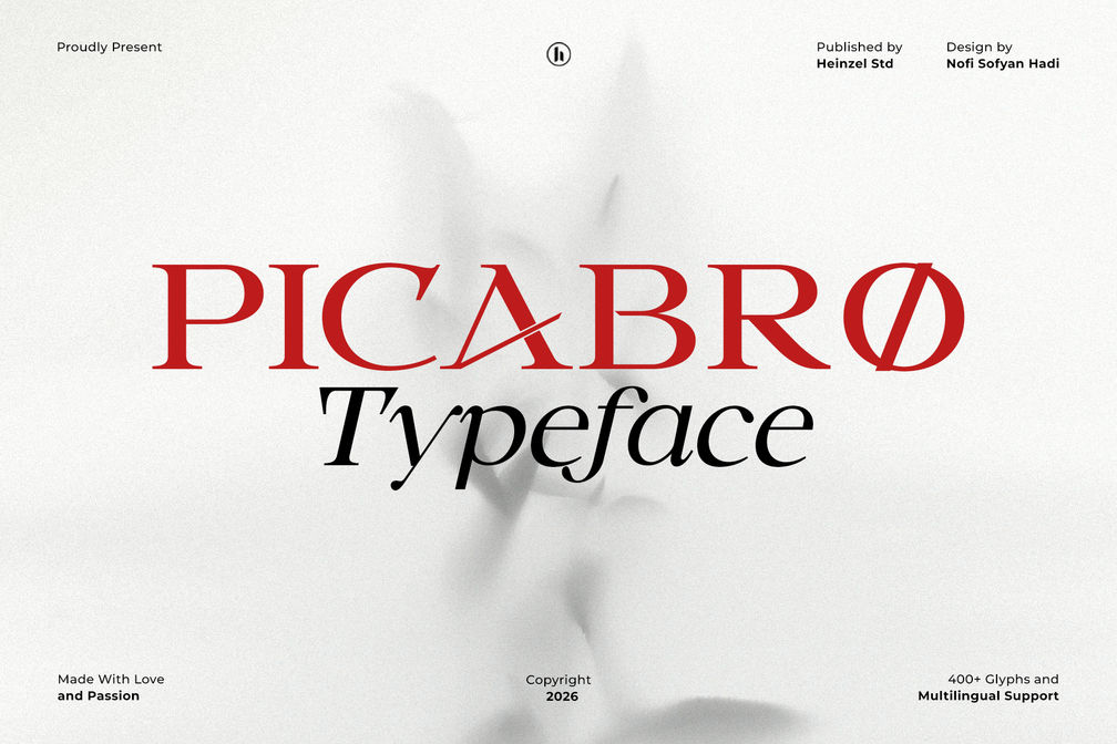 Picabro Serif Typeface