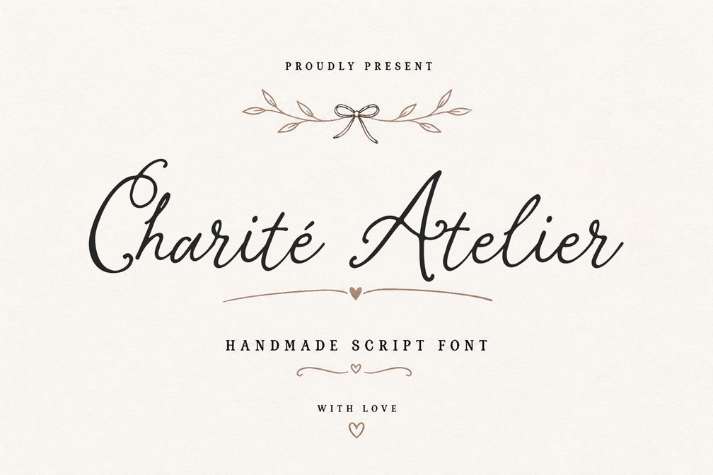 Charite Atelier – Handmade Script Font