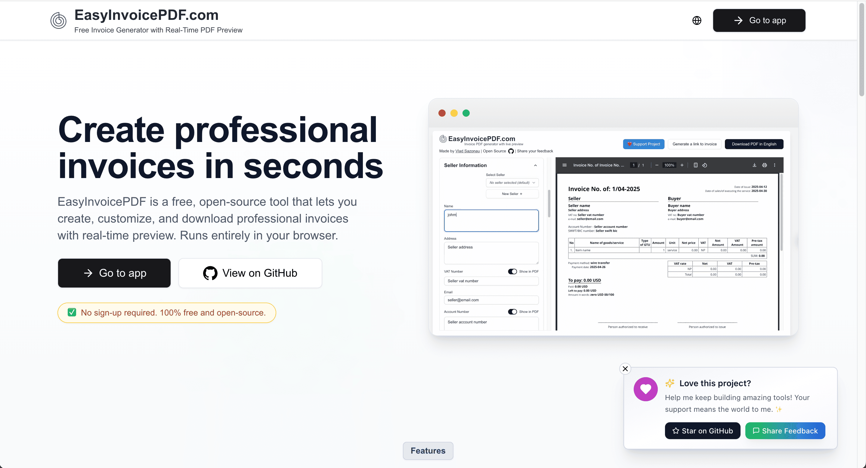 Landing Page