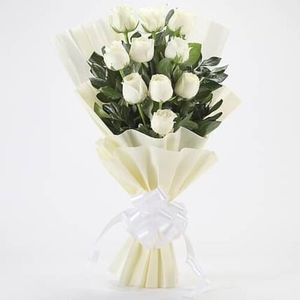 Pure White Rose Flower