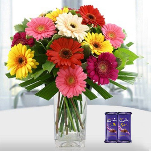 Lovely Gerberas - Silk Lovely Gerberas - Silk