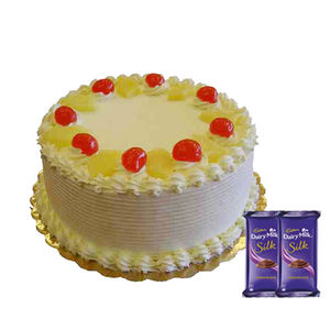 Pineapple Cake Half Kg - Silk