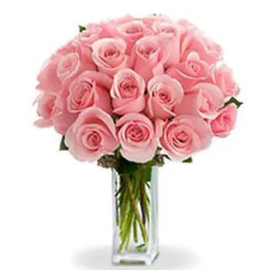 Two Dozen Pink Roses