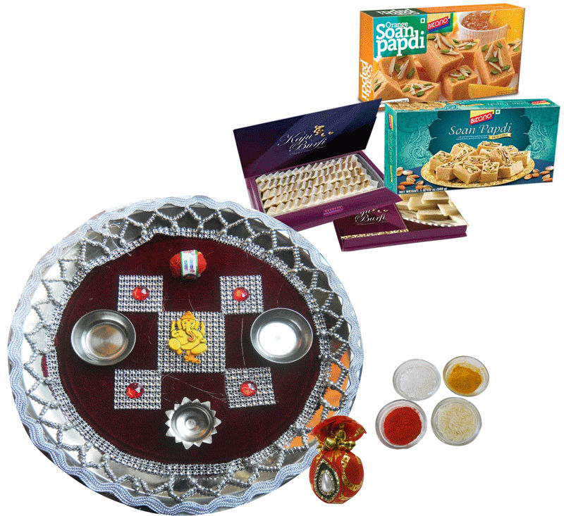 Bikano Orange Soan Papdi Bhaidooj Combo Bikano Orange Soan Papdi Bhaidooj Combo