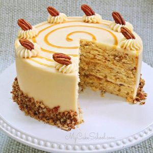 Caramel Walnut Mania Cake