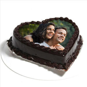 Chocolate Photo Cake - 1 Kg