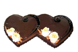 Double Heart Cake 2Kg