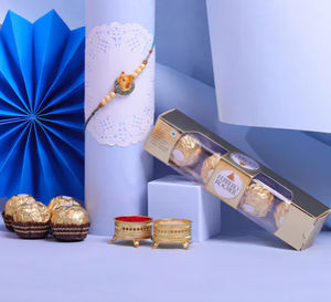 Sacred Ganesh Ji Rakhi with Ferrero Rocher