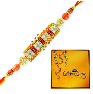 Sparkling Diamond Design Rakhi