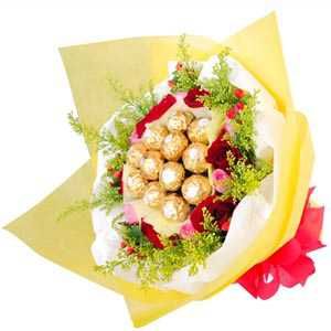 Roses & Ferrero Rocher Bunch