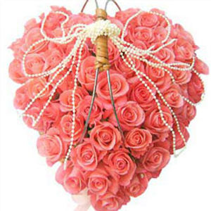 For Her Heart Shape Flower Arrangement