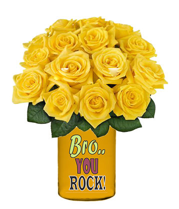 Happiness In Yellow Personalized Vase Happiness In Yellow Personalized Vase