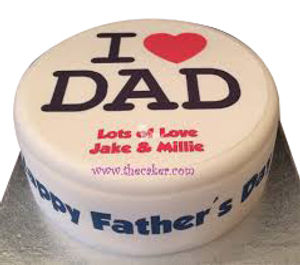 To Father, from kids Father's day cakes