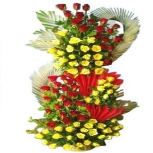 Two Shades Of Love Flower Arrangement