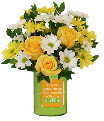 Gift For My Sister Personalized Vase Gift For My Sister Personalized Vase