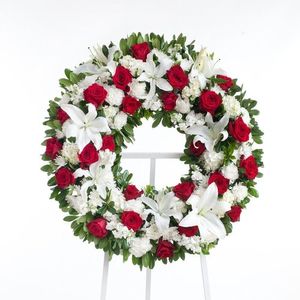 Round Floral Wreath