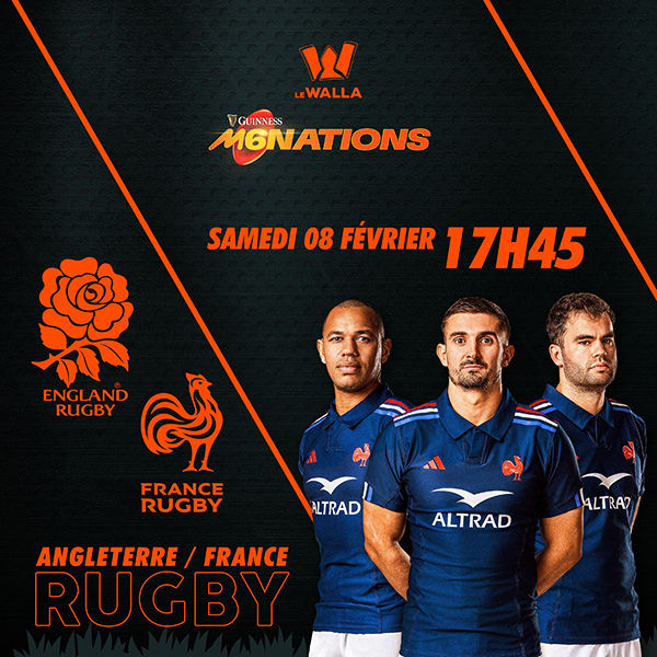 RUGBY : 6 Nations – France VS Angleterre 8 février 2025