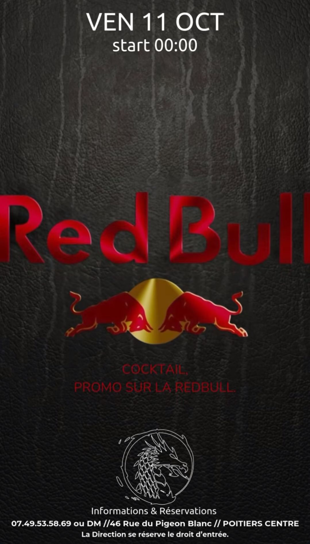 Cocktail Promo sur la Red Bull