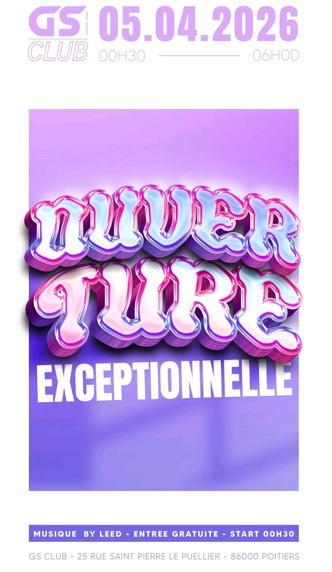 Ouverture Exceptionnelle Ouverture Exceptionnelle